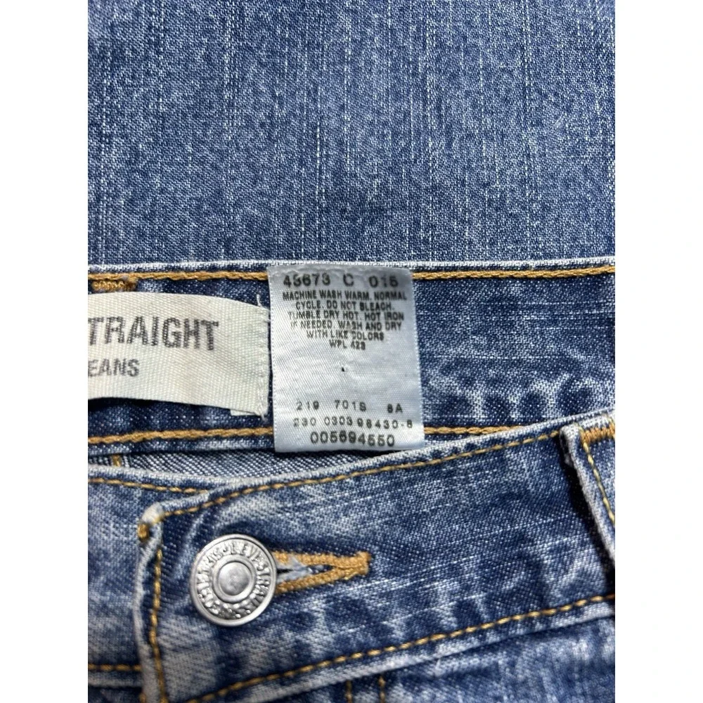 Levi's 559 Men's Relaxed Straight Jeans W38 L30 Blue Denim Loose Fit